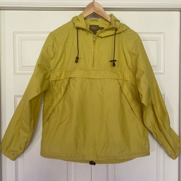 Calvin Klein Jackets & Blazers - {Calvin Klein} 1/4 Zip Pullover Windbreaker Jacket in Green - Women's Large